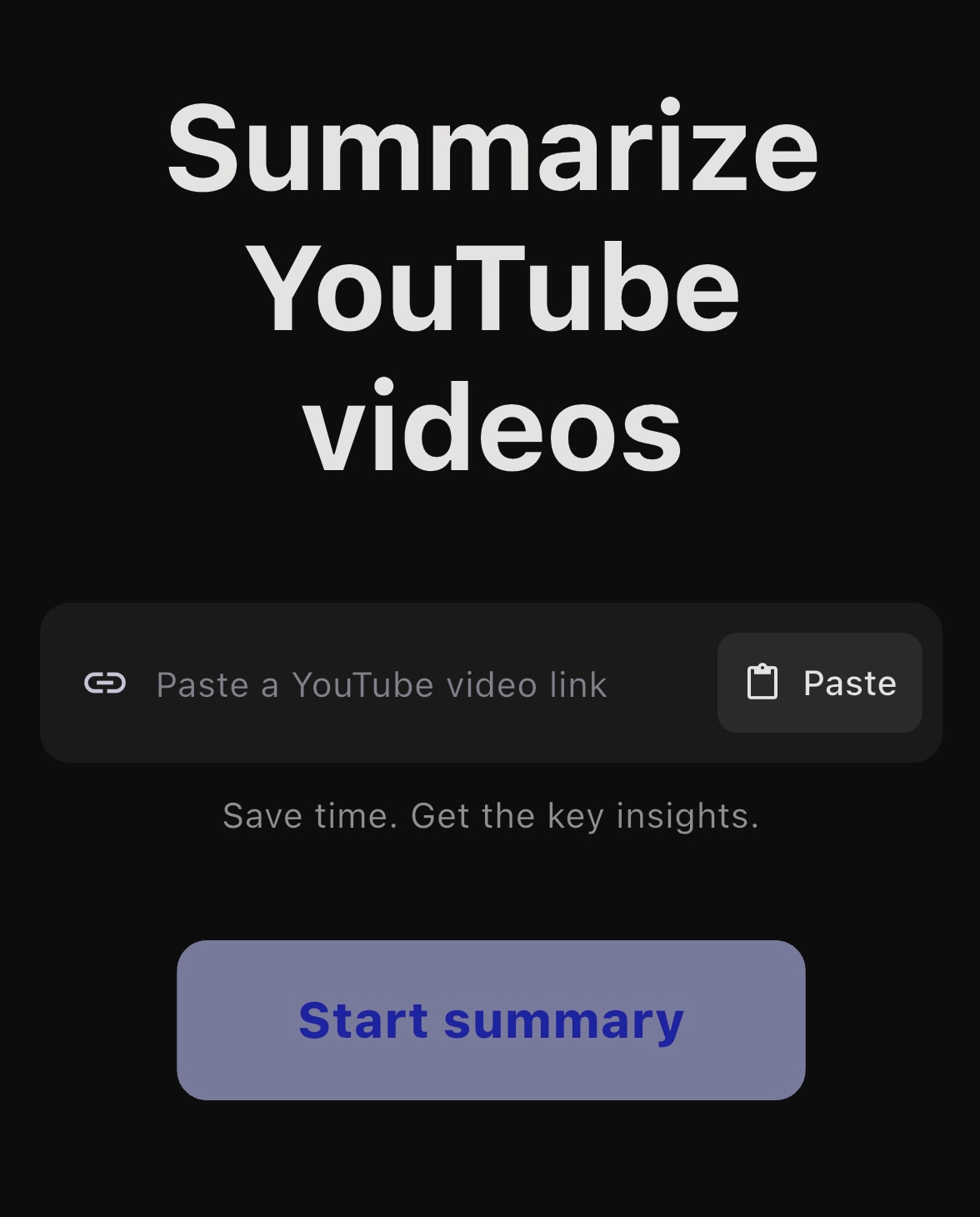 InsightVideo home screen